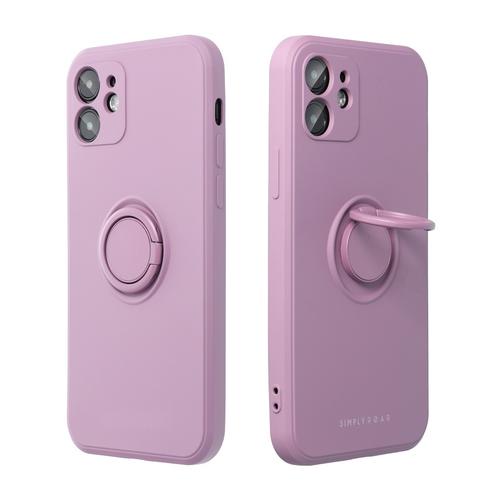 Samsung Galaxy A52 4G/A52 5G/A52s 5G finger grip mágneses hátlap tok (Lila) 0