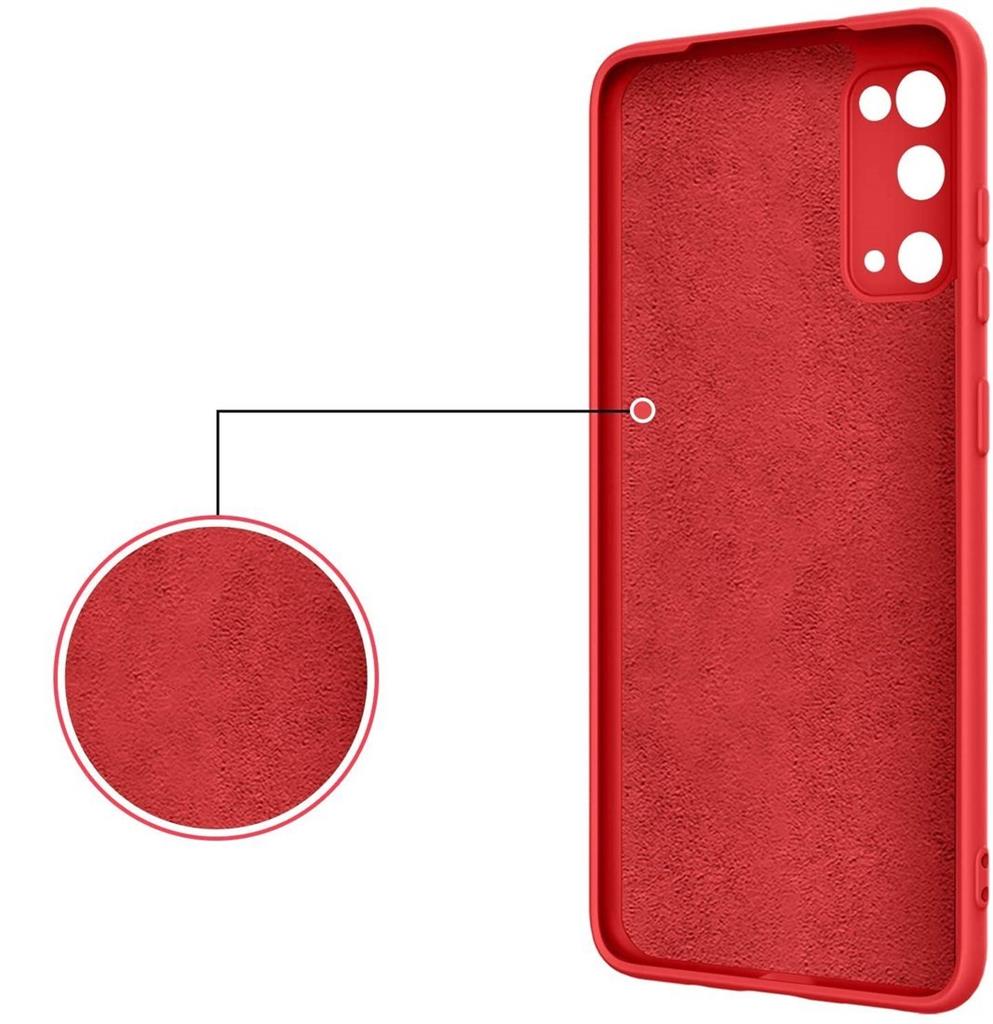 Samsung Galaxy A52 4G/A52 5G/A52s 5G finger grip mágneses hátlap tok (Piros) 2