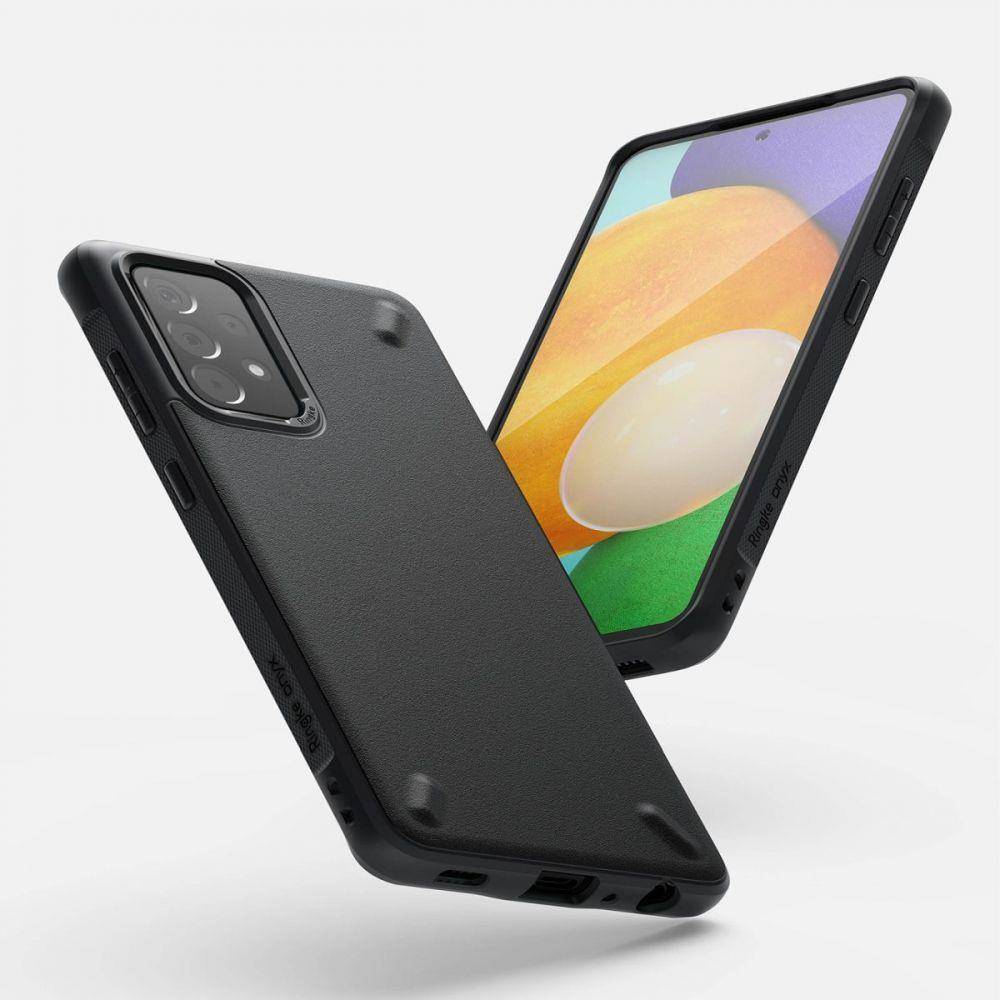 Samsung Galaxy A52 4G/A52 5G/A52s 5G Ringke onyx ütésálló hátlap tok (Fekete)