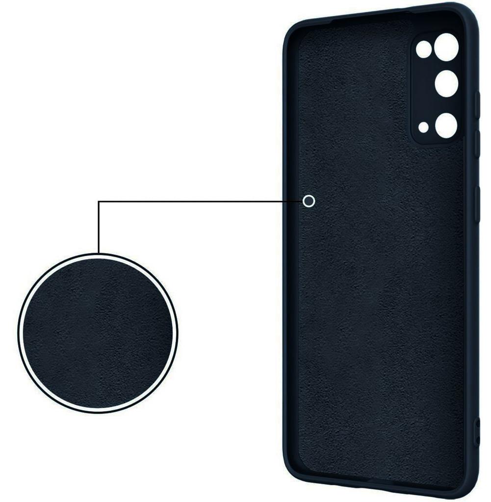 Samsung Galaxy A52 4G/A52 5G/A52s 5G silicone ring hátlap tok (Kék)