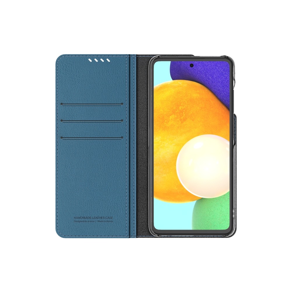 Samsung Galaxy A52 / A52 5G / A52s 5G ARAREE Mustang Diary prémium notesz tok (Kék) 0