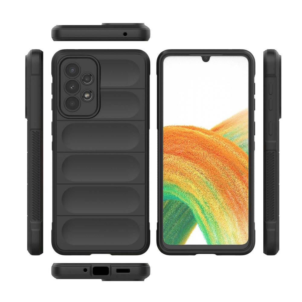 Samsung Galaxy A53 5G Silky shield hátlap tok (Fekete)