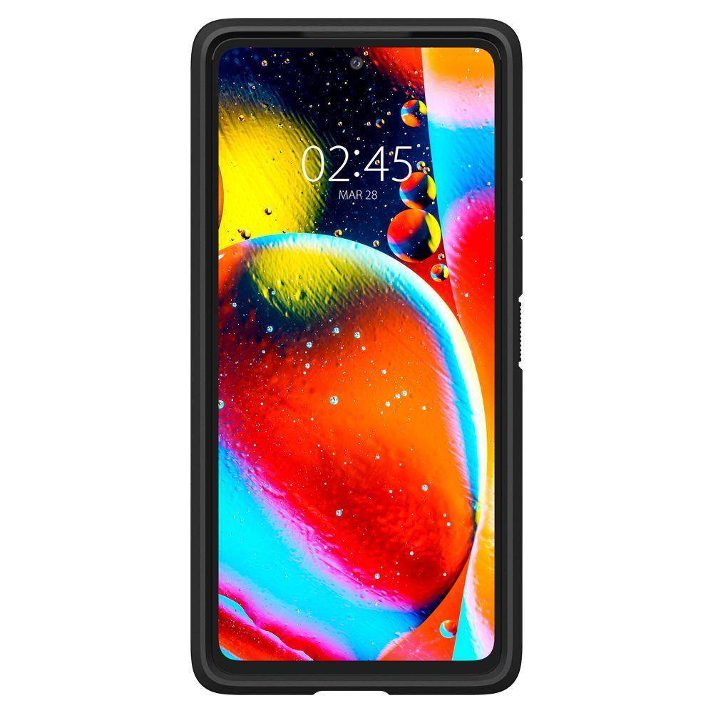 Samsung Galaxy A53 5G Spigen tough armor ütésálló hátlap tok (Fekete)