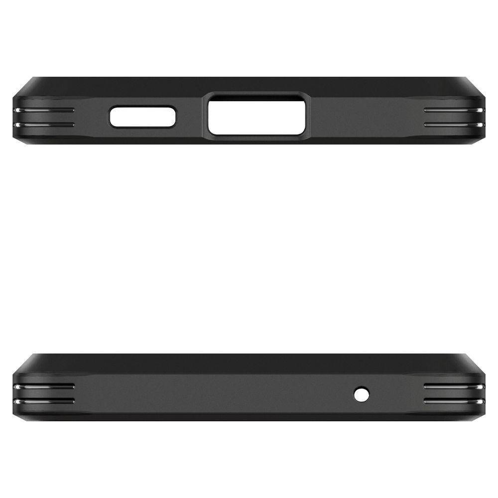 Samsung Galaxy A53 5G Spigen tough armor ütésálló hátlap tok (Fekete)