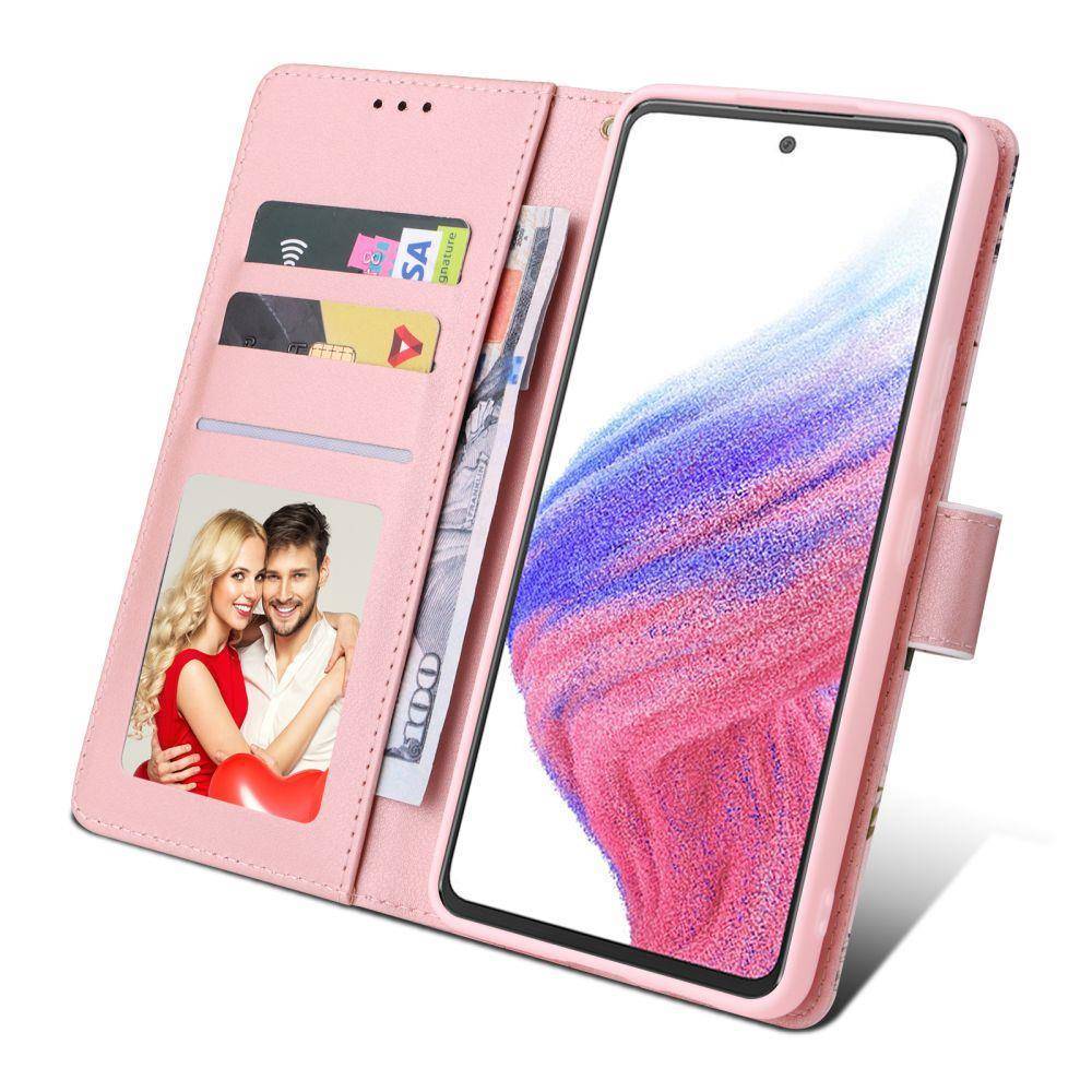 Samsung Galaxy A53 5G Tech Protect Wallet Garden notesz tok (Kék) 0