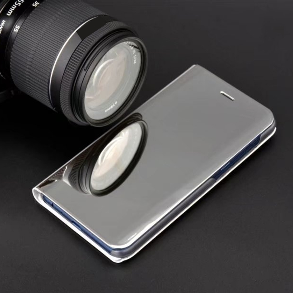 Samsung Galaxy A54 5G Clear view notesz tok (Ezüst) 2