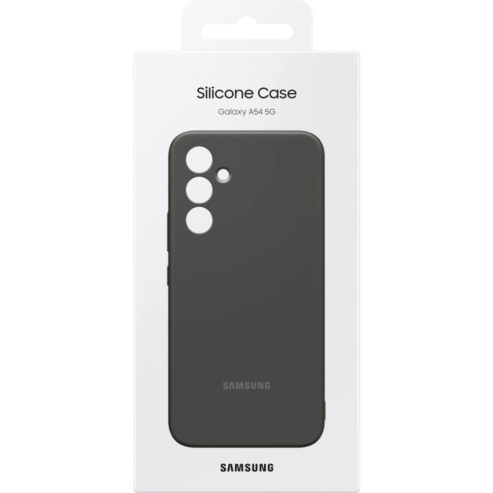 Samsung Galaxy A54 5G gyári szilikon tok szíjjal (Fekete) 1