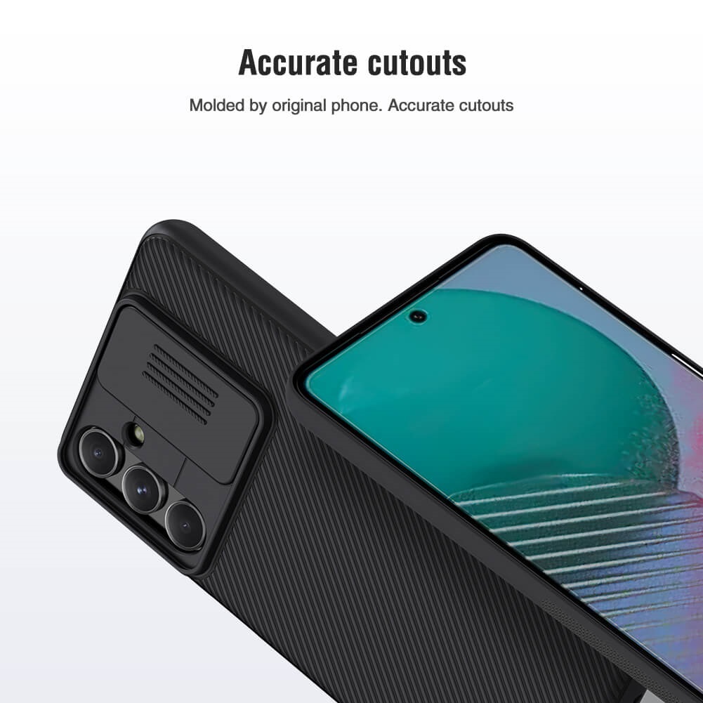 Samsung Galaxy A54 5G Nillkin camshield pro kameravédős hátlap tok kék
