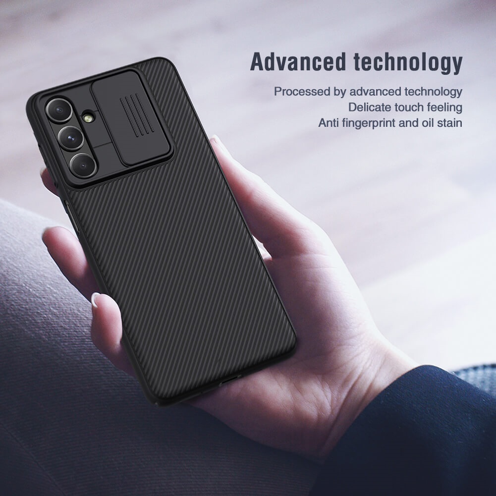 Samsung Galaxy A54 5G Nillkin camshield pro kameravédős hátlap tok kék