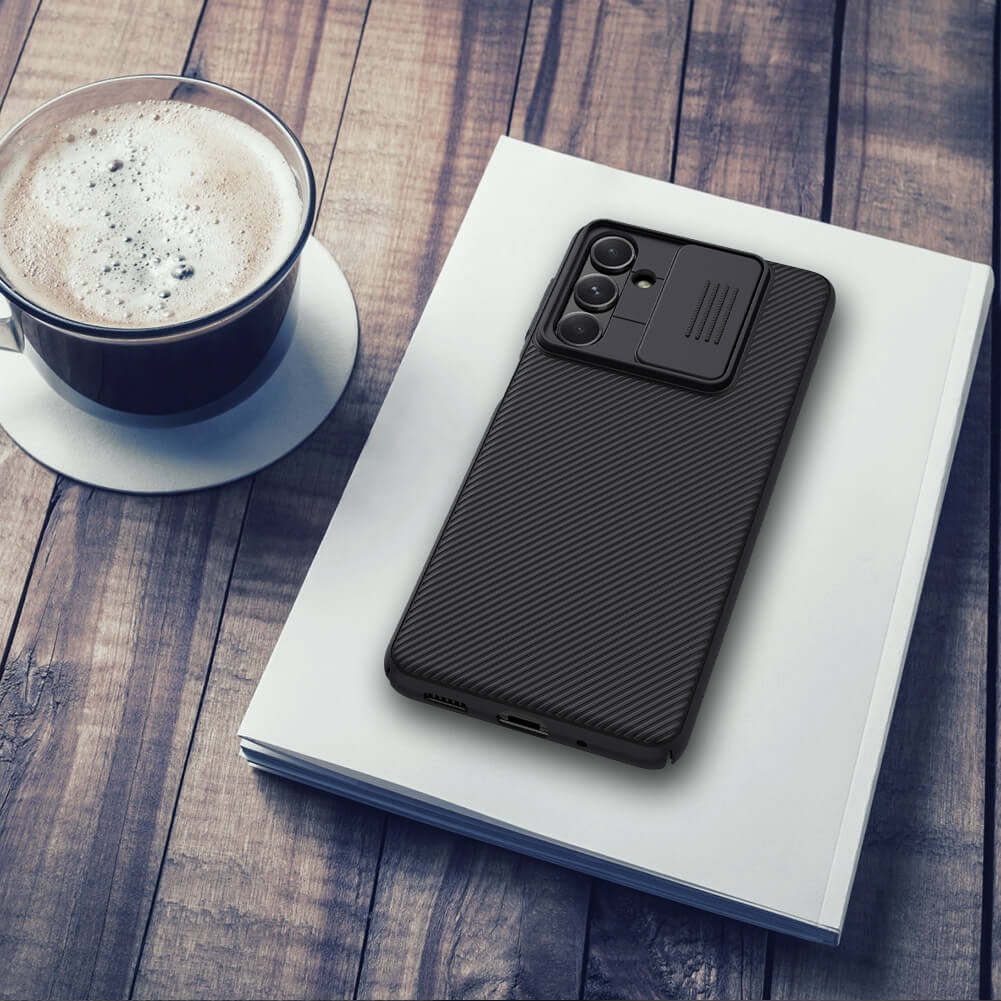 Samsung Galaxy A54 5G Nillkin camshield pro kameravédős hátlap tok kék