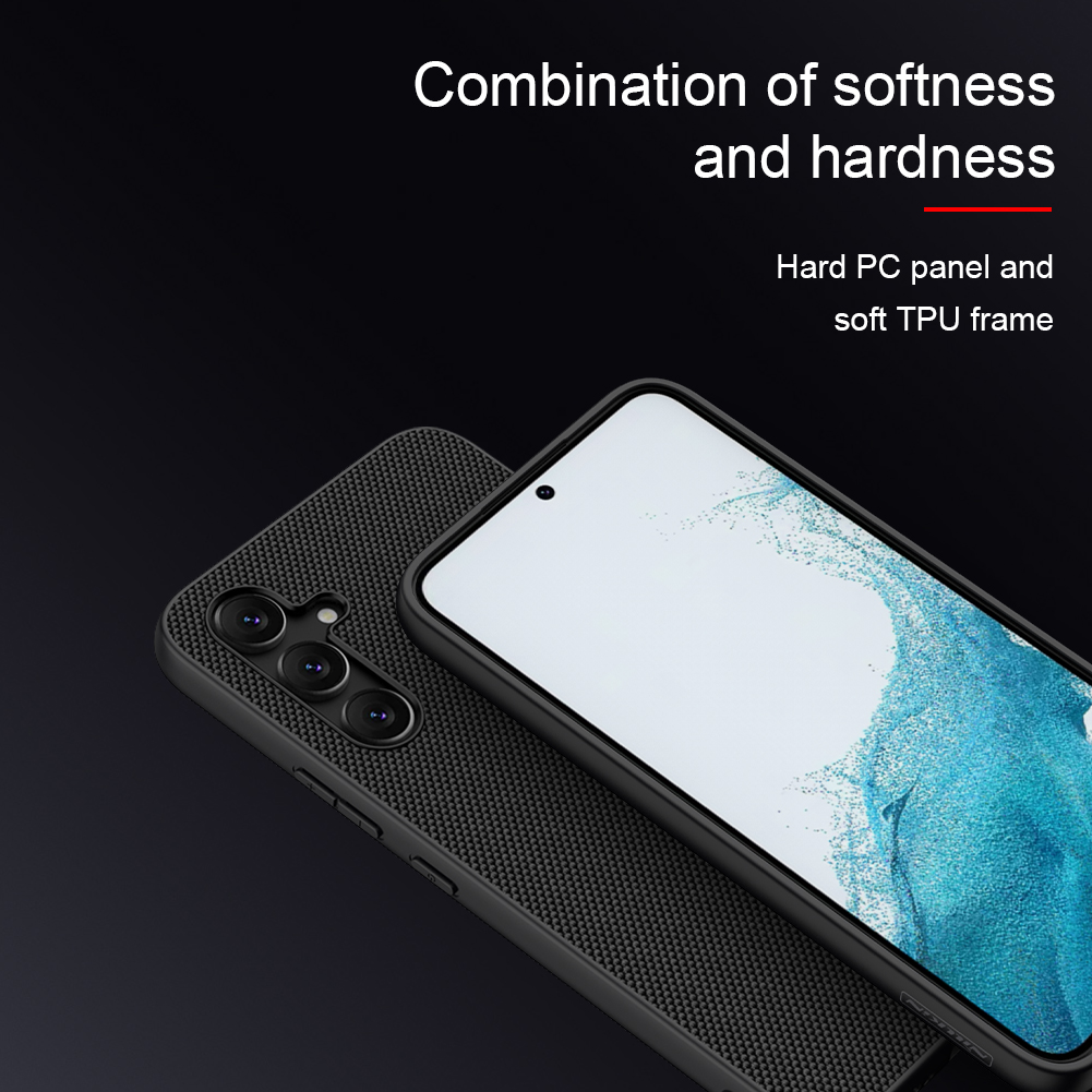 Samsung Galaxy A54 5G Nillkin textured hátlap tok fekete 3
