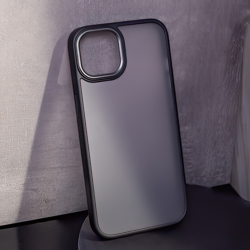 Samsung Galaxy A54 5G Satin matt hátlap tok (Fekete) 0