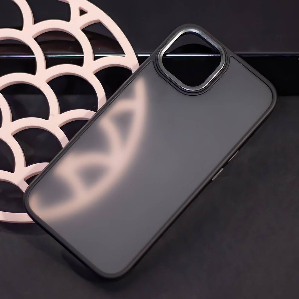 Samsung Galaxy A54 5G Satin matt hátlap tok (Fekete) 3