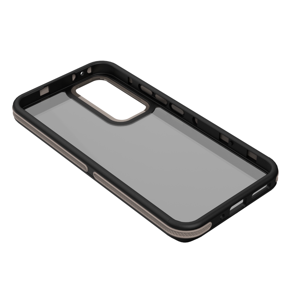 Samsung Galaxy A55 Crystal black szilikon hátlap tok (Szürke)