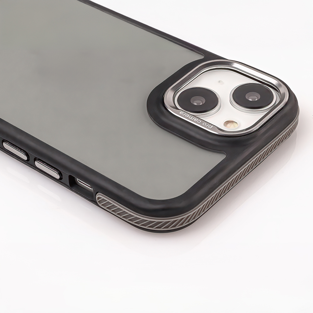 Samsung Galaxy A55 Crystal black szilikon hátlap tok (Szürke)
