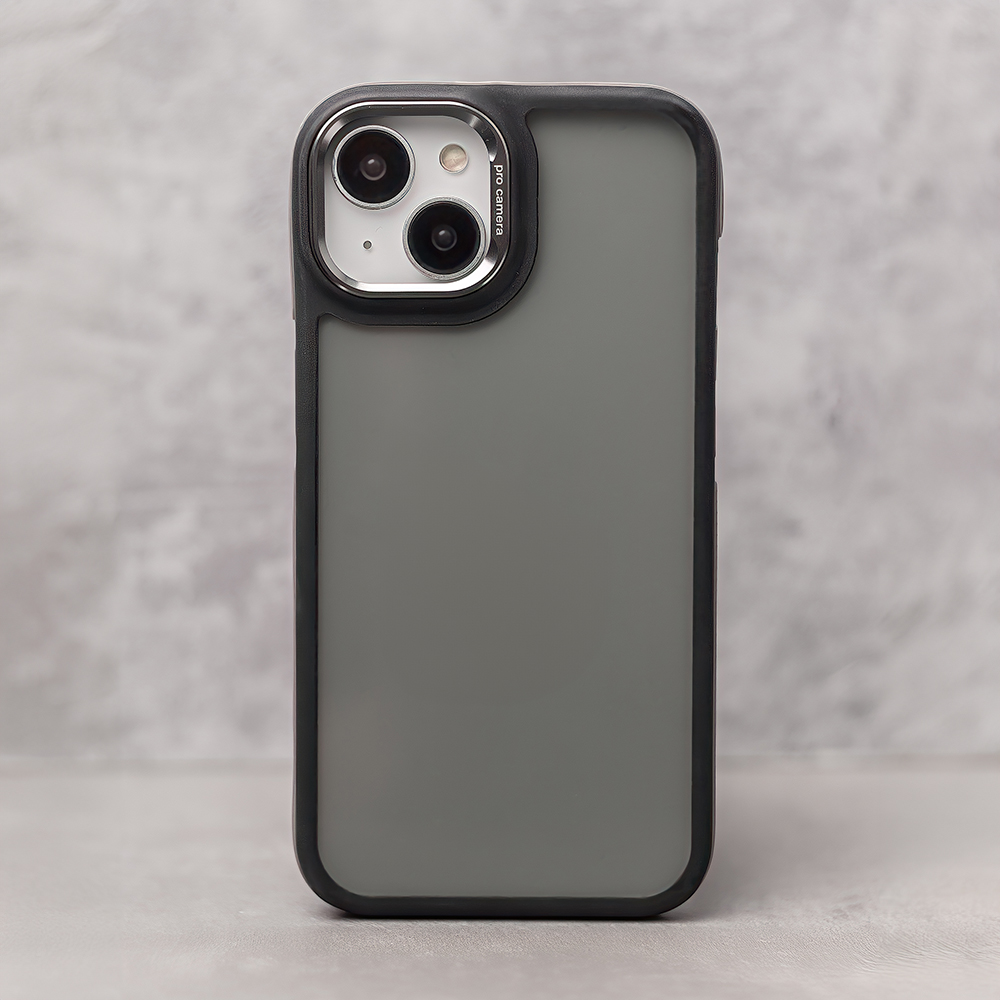 Samsung Galaxy A55 Crystal black szilikon hátlap tok (Szürke)