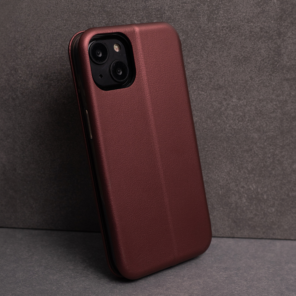 Samsung Galaxy A55 Diva mágneses notesz tok (Bordó)