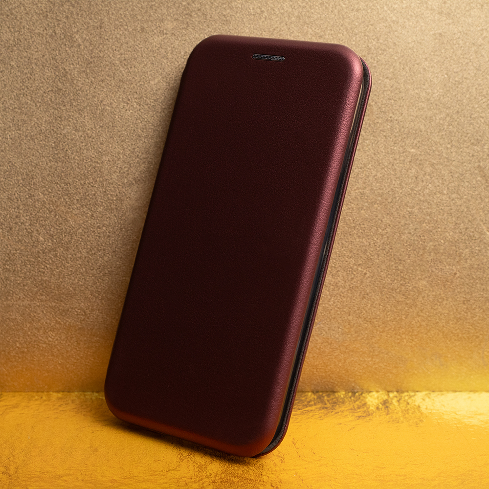Samsung Galaxy A55 Diva mágneses notesz tok (Bordó)