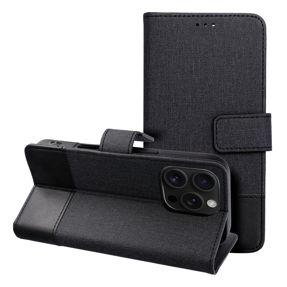 Samsung Galaxy A55 Gomma notesz tok (Fekete)