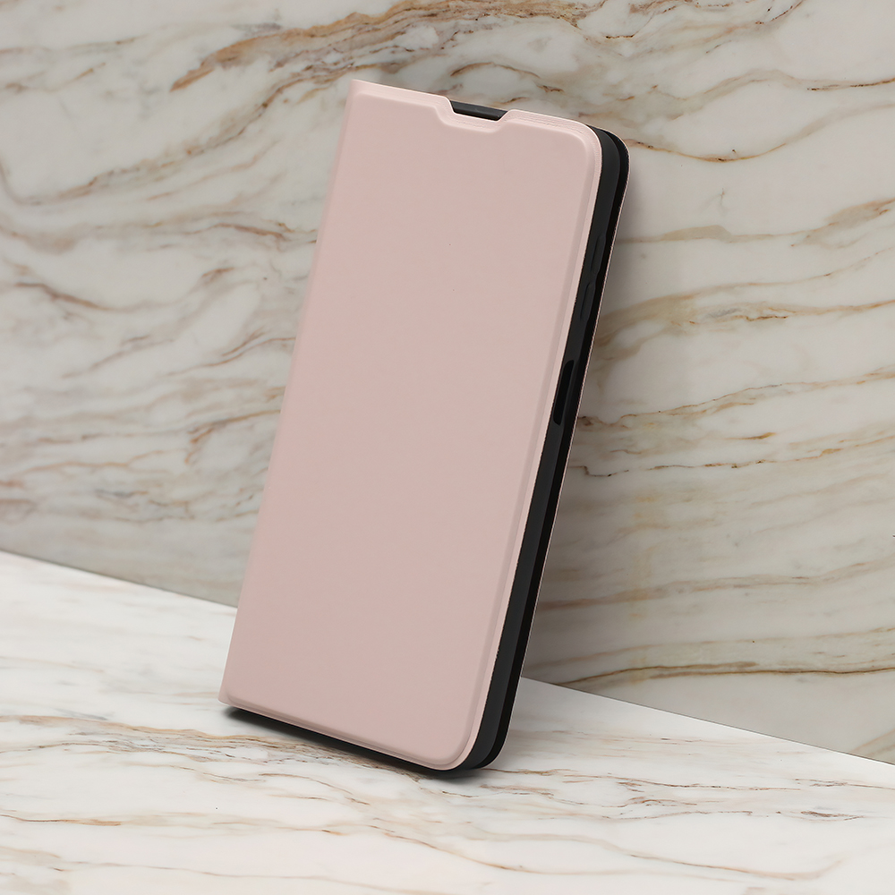 Samsung Galaxy A55 smart soft notesz tok Bézs