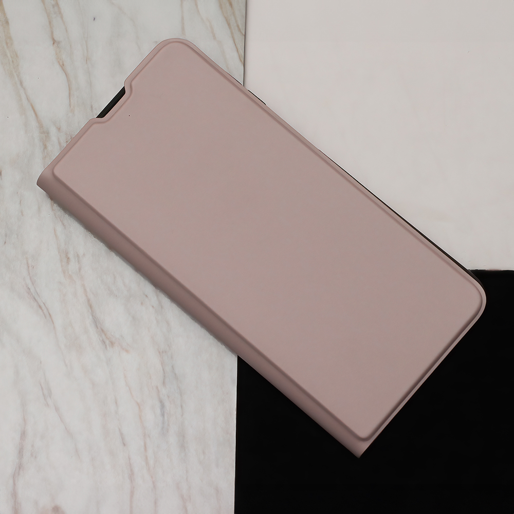 Samsung Galaxy A55 smart soft notesz tok Bézs