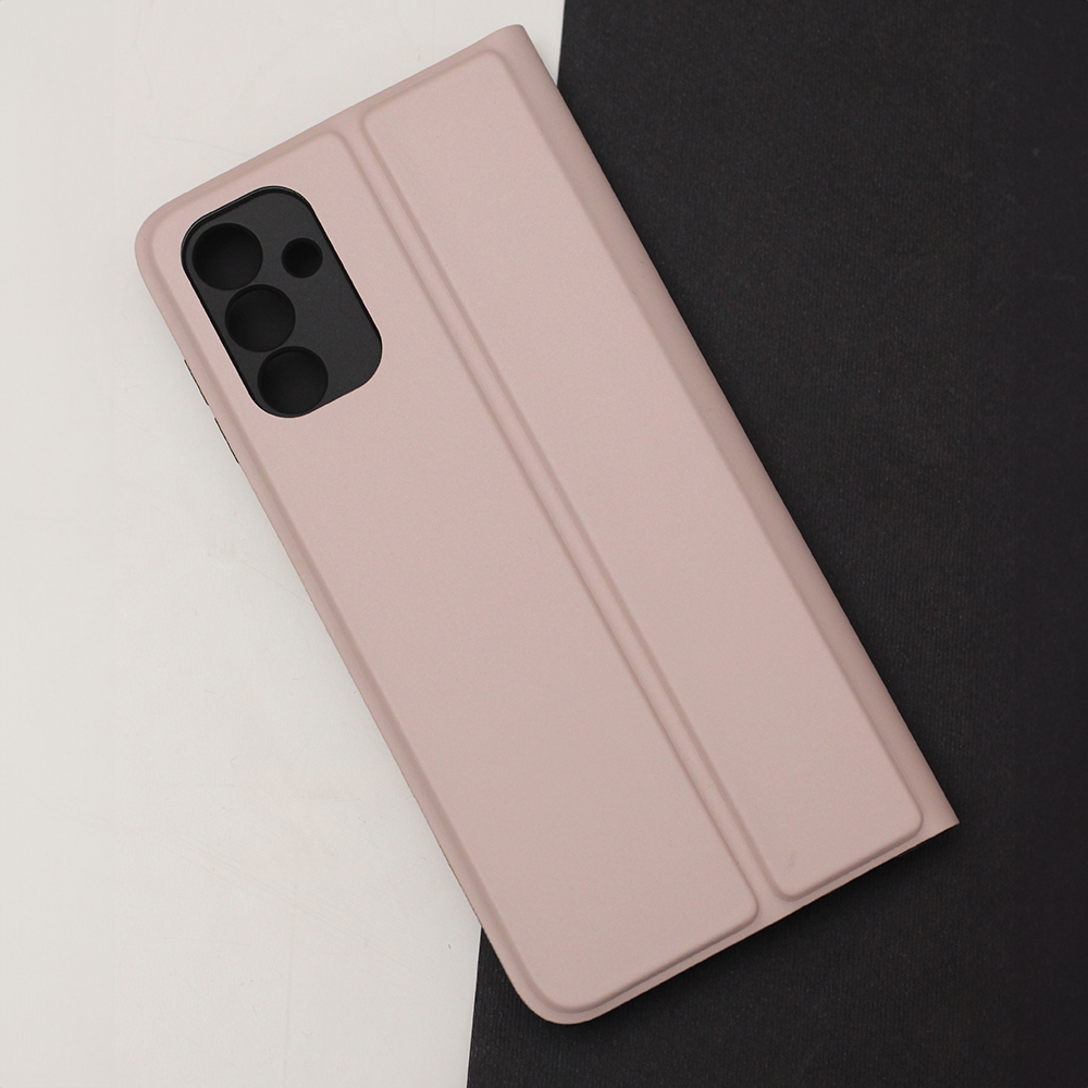 Samsung Galaxy A55 smart soft notesz tok Bézs