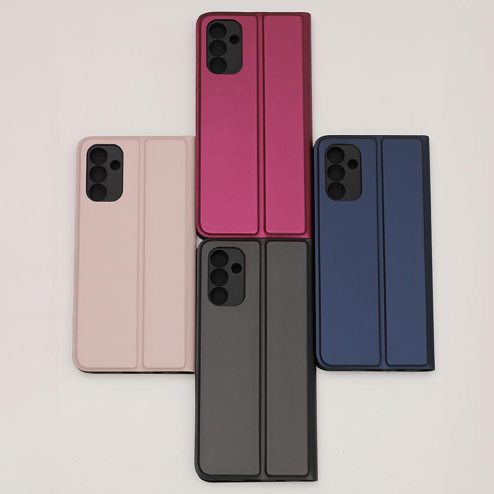 Samsung Galaxy A55 smart soft notesz tok Fekete