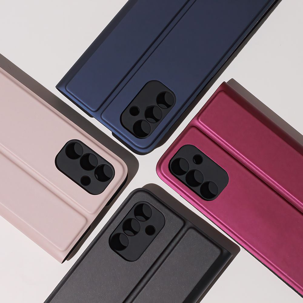 Samsung Galaxy A55 smart soft notesz tok Fekete