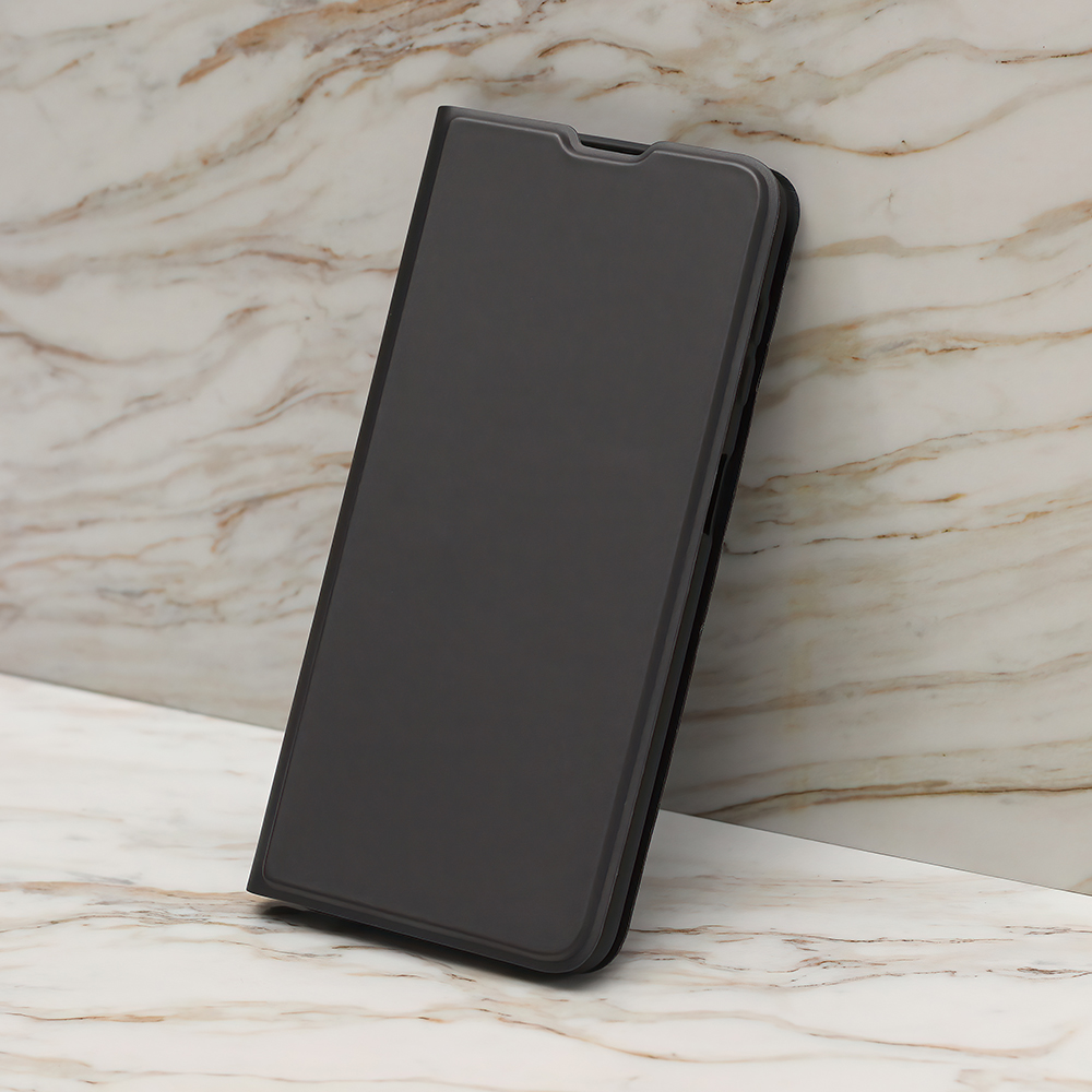 Samsung Galaxy A55 smart soft notesz tok Fekete