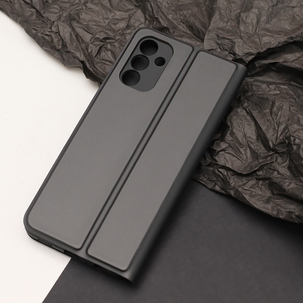 Samsung Galaxy A55 smart soft notesz tok Fekete