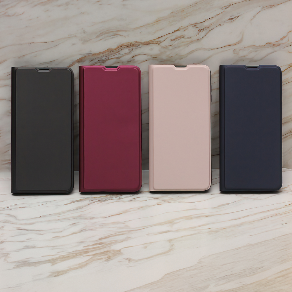 Samsung Galaxy A55 smart soft notesz tok Kék