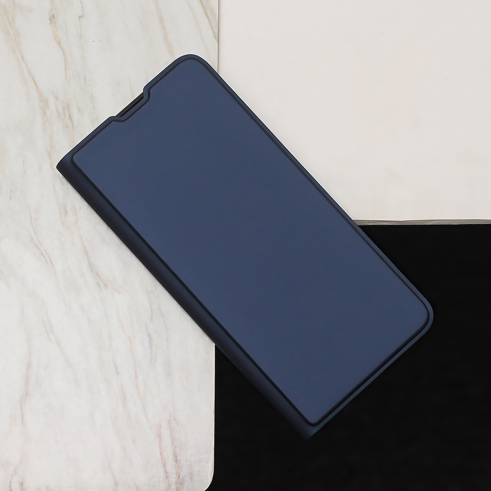 Samsung Galaxy A55 smart soft notesz tok Kék