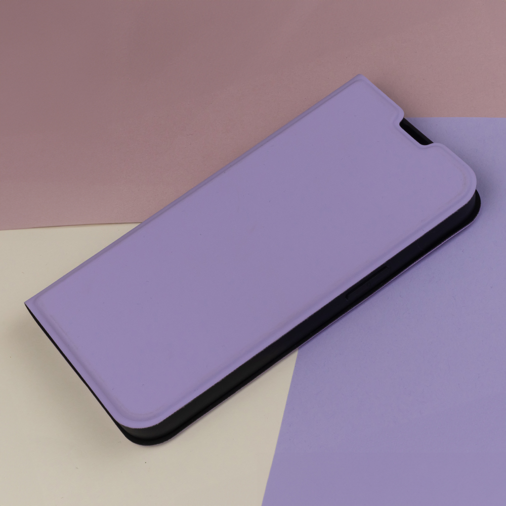 Samsung Galaxy A55 smart soft notesz tok Lila