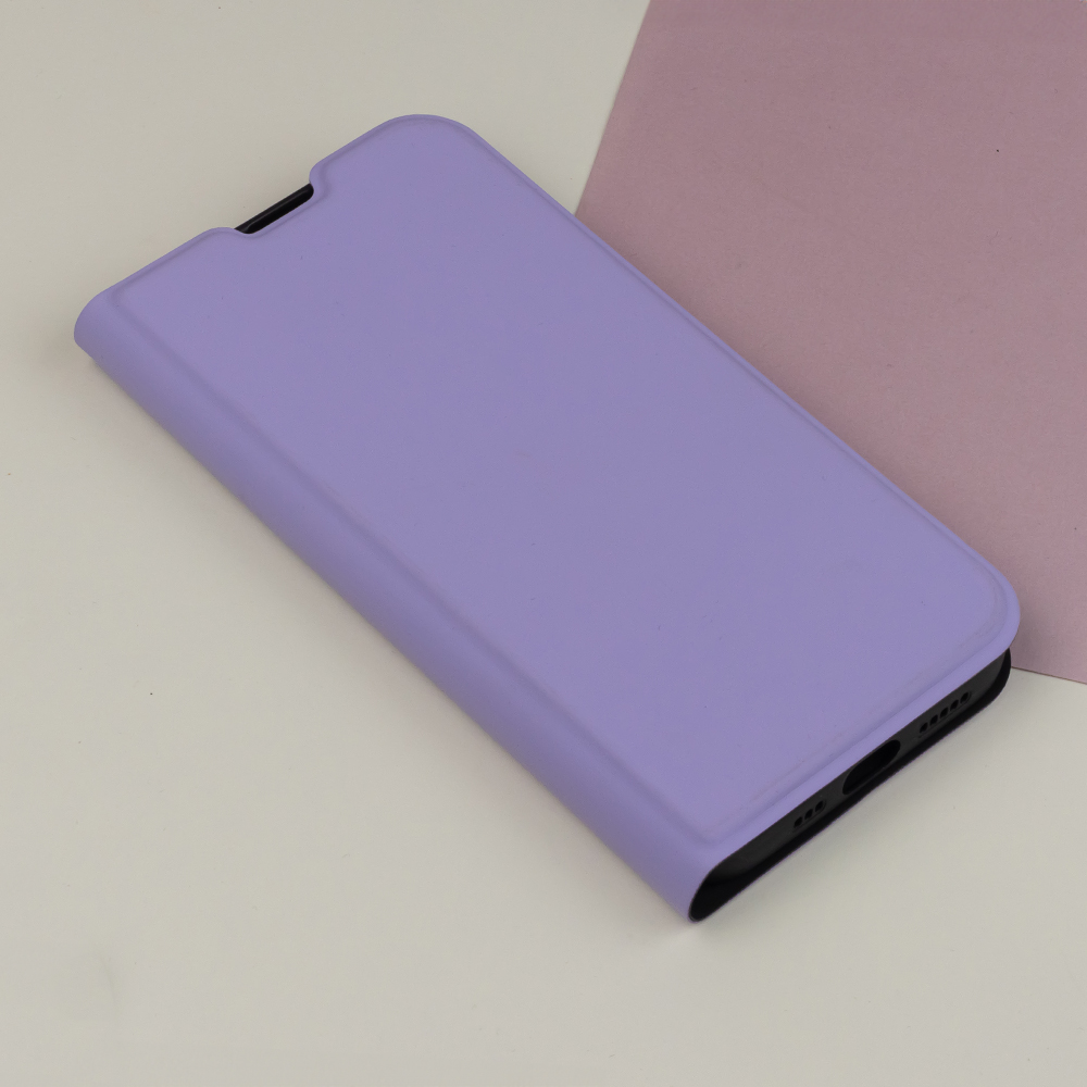 Samsung Galaxy A55 smart soft notesz tok Lila