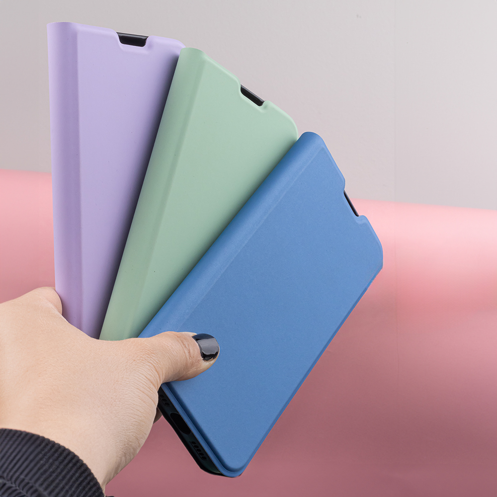 Samsung Galaxy A55 smart soft notesz tok Zöld