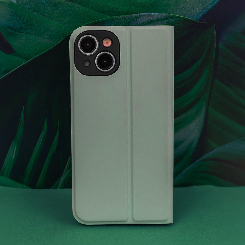 Samsung Galaxy A55 smart soft notesz tok Zöld
