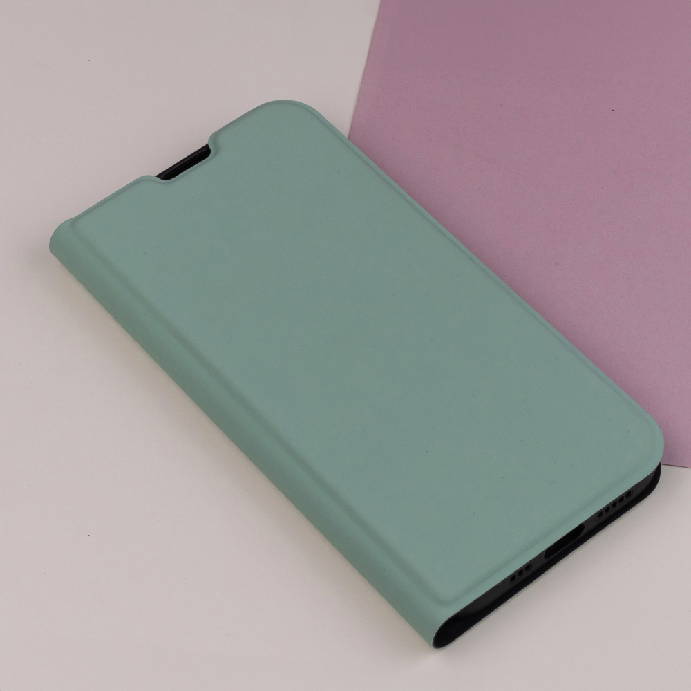 Samsung Galaxy A55 smart soft notesz tok Zöld