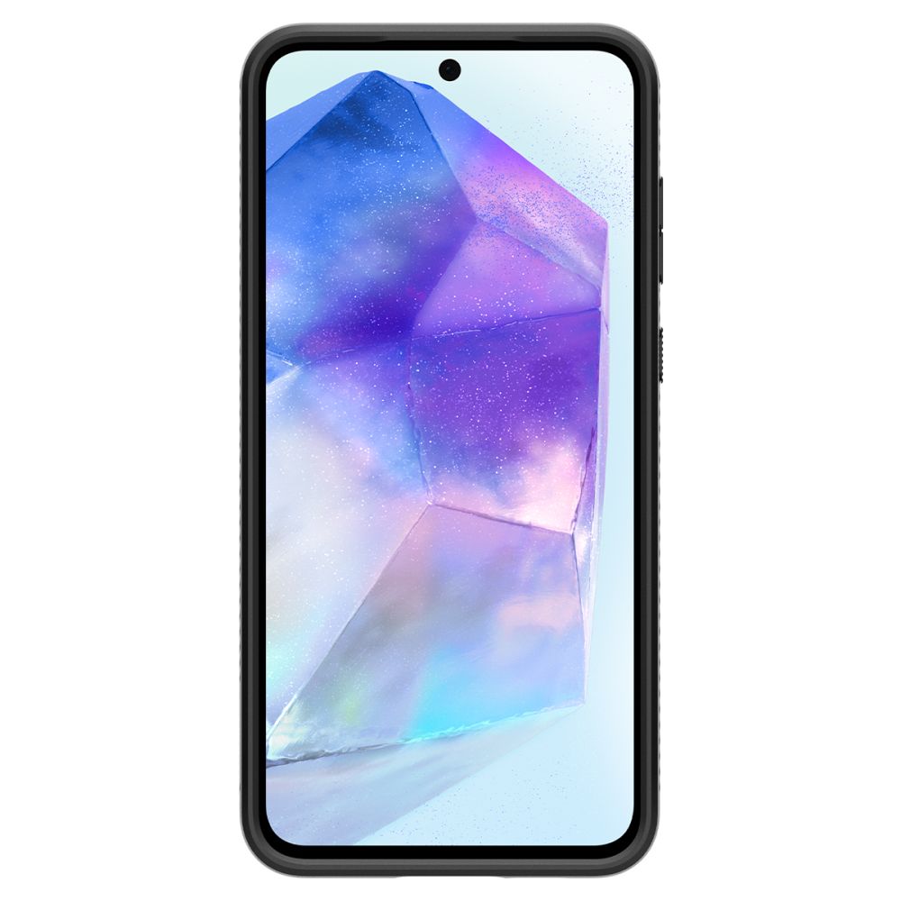 Samsung Galaxy A55 Spigen liquid air prémium hátlap tok Fekete 0