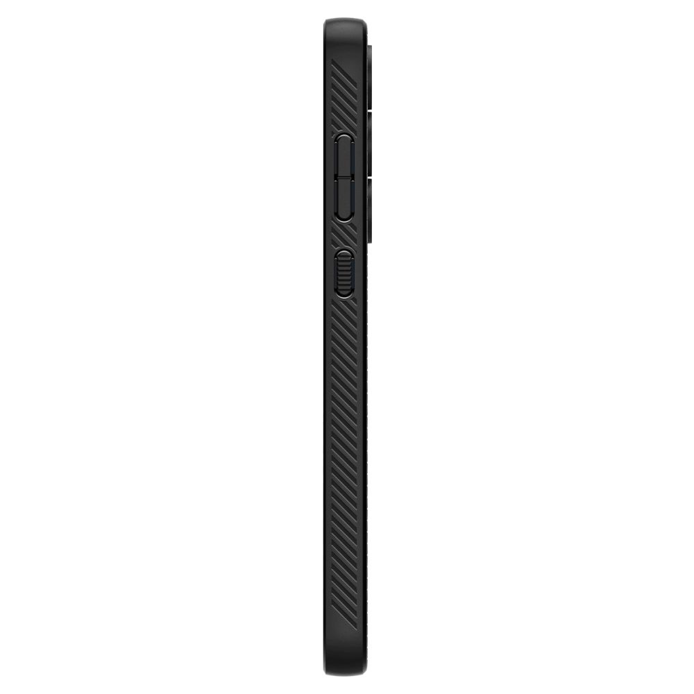 Samsung Galaxy A55 Spigen liquid air prémium hátlap tok Fekete 1