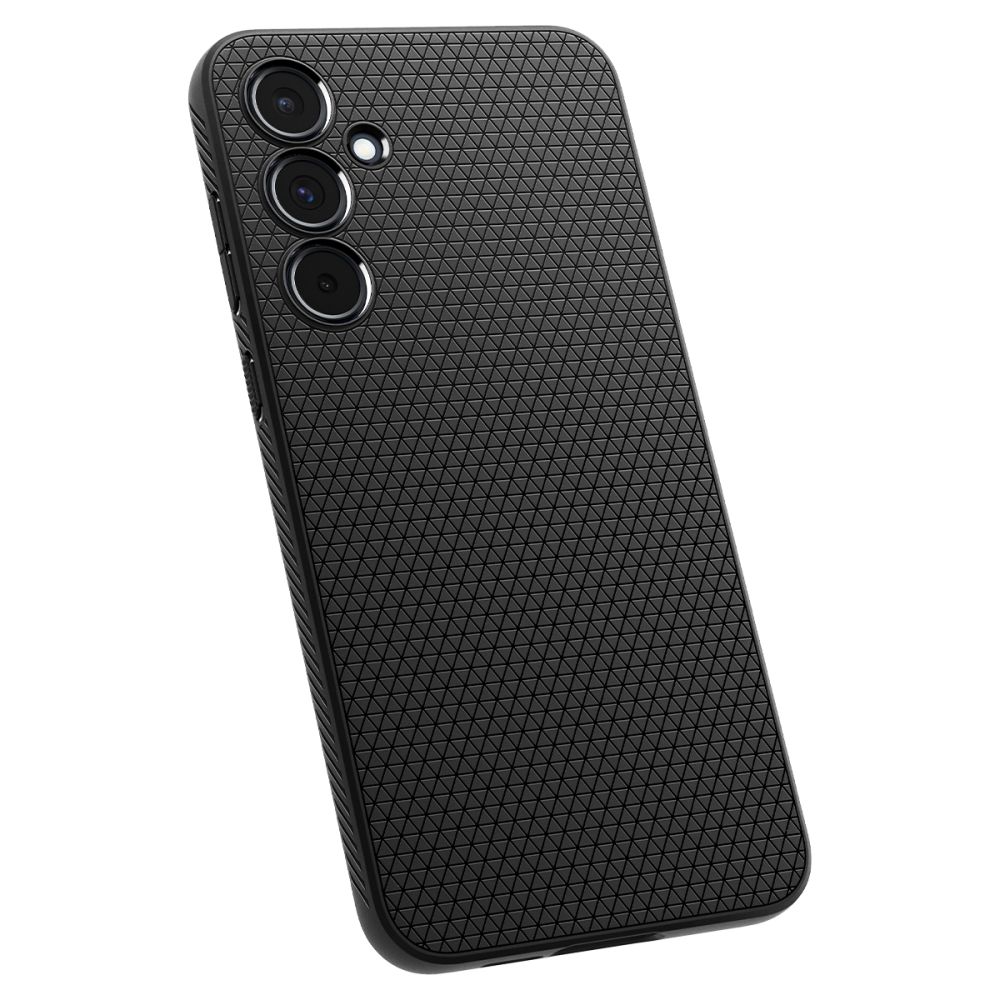 Samsung Galaxy A55 Spigen liquid air prémium hátlap tok Fekete 5