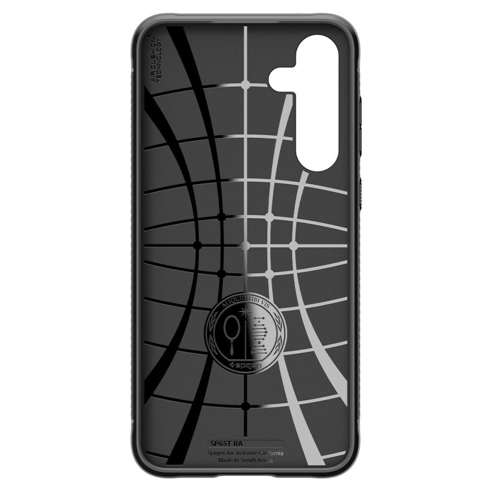 Samsung Galaxy A55 Spigen Rugged armor ütésálló tok Fekete