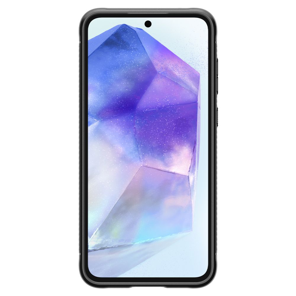 Samsung Galaxy A55 Spigen Rugged armor ütésálló tok Fekete
