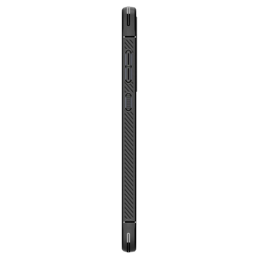 Samsung Galaxy A55 Spigen Rugged armor ütésálló tok Fekete