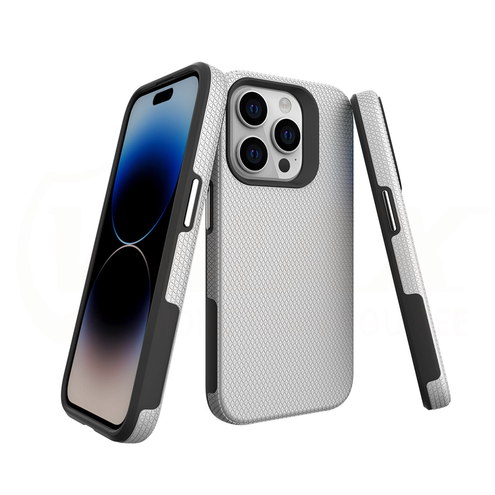 Samsung Galaxy A55 Vmax Triangle hátlap tok Ezüst