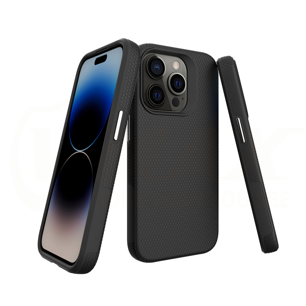 Samsung Galaxy A55 Vmax Triangle hátlap tok Fekete