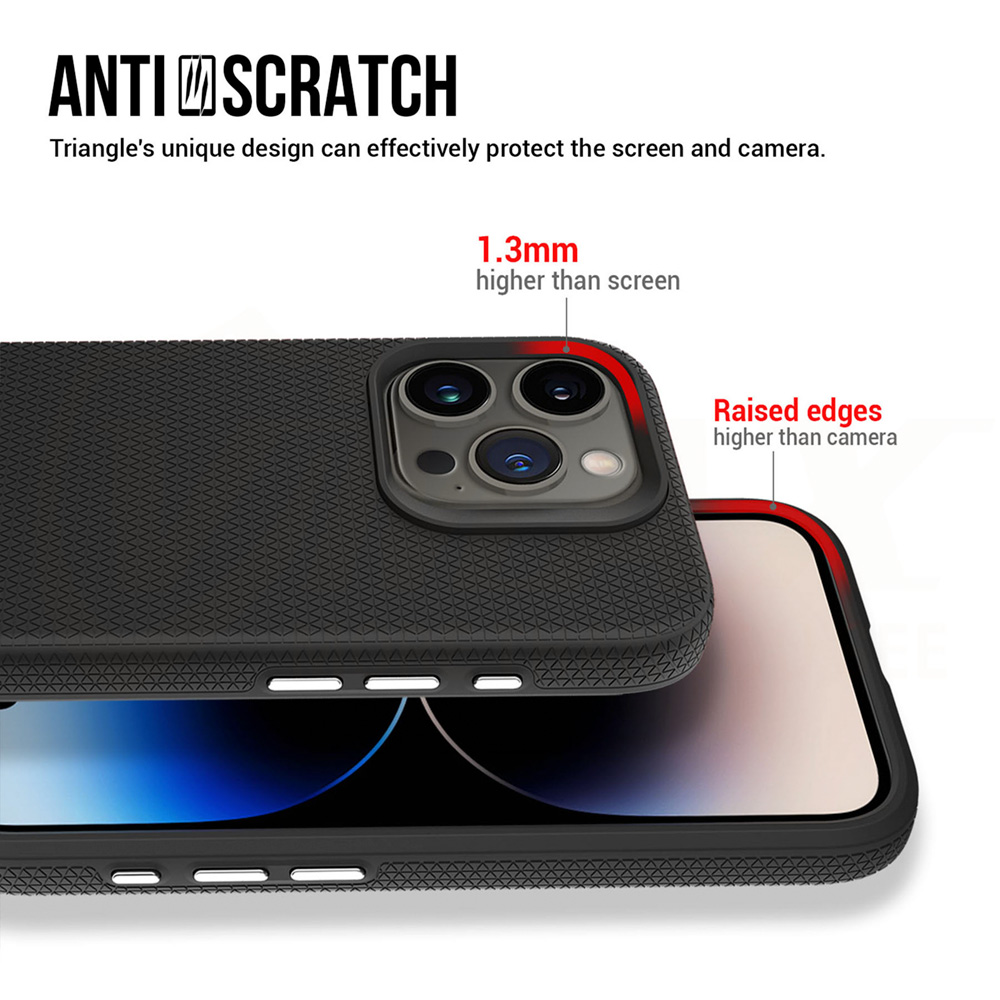 Samsung Galaxy A55 Vmax Triangle hátlap tok Fekete
