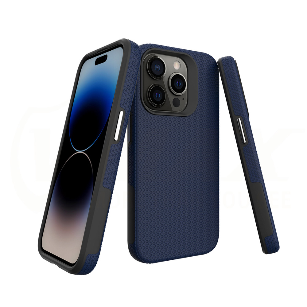 Samsung Galaxy A55 Vmax Triangle hátlap tok Kék