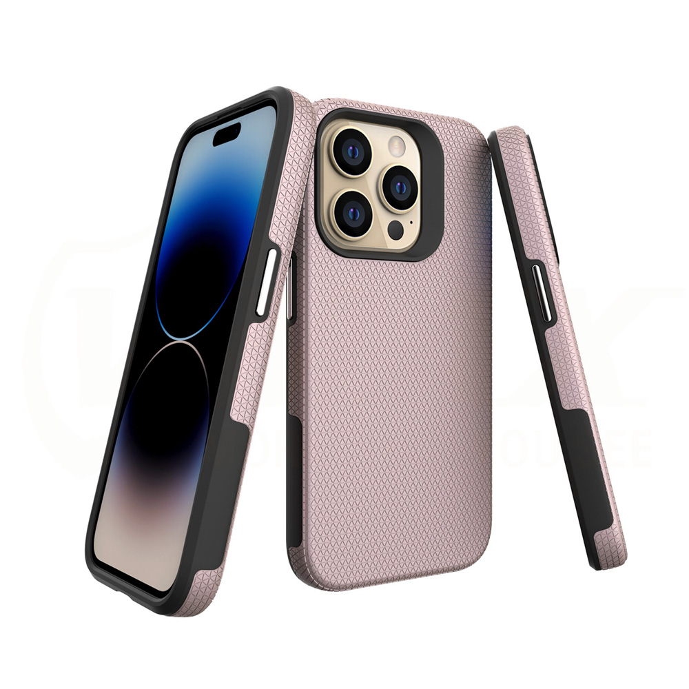 Samsung Galaxy A55 Vmax Triangle hátlap tok Rosegold