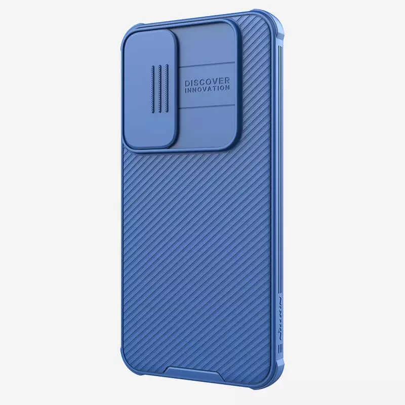 Samsung Galaxy A55 Nillkin camshield pro kameravédős hátlap tok (Kék)