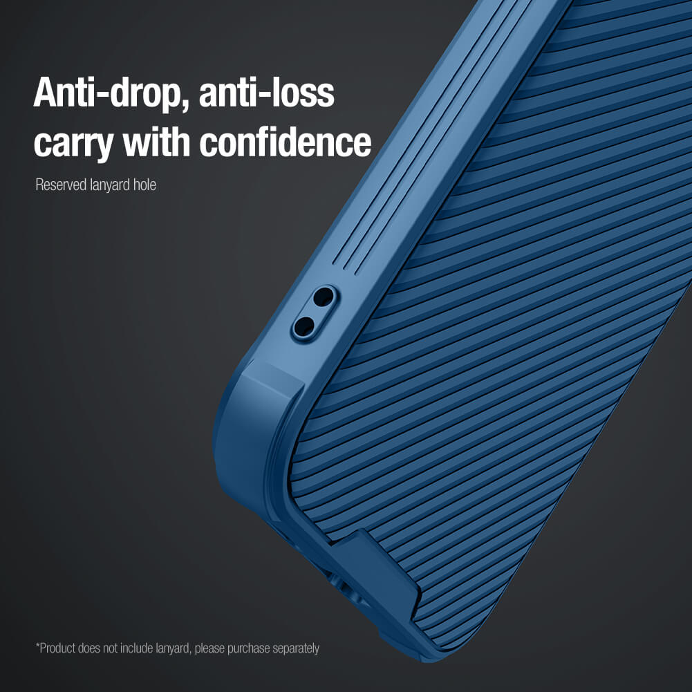 Samsung Galaxy A55 Nillkin camshield pro kameravédős hátlap tok (Kék)